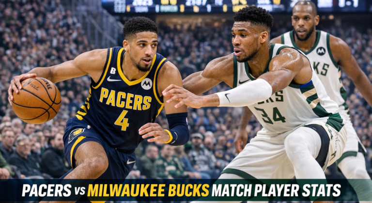 Pacers vs Milwaukee Bucks Match Player Stats