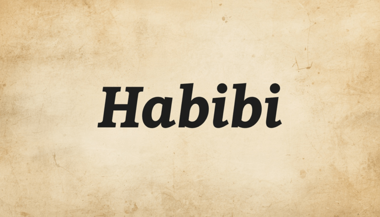 Habibi Meaning