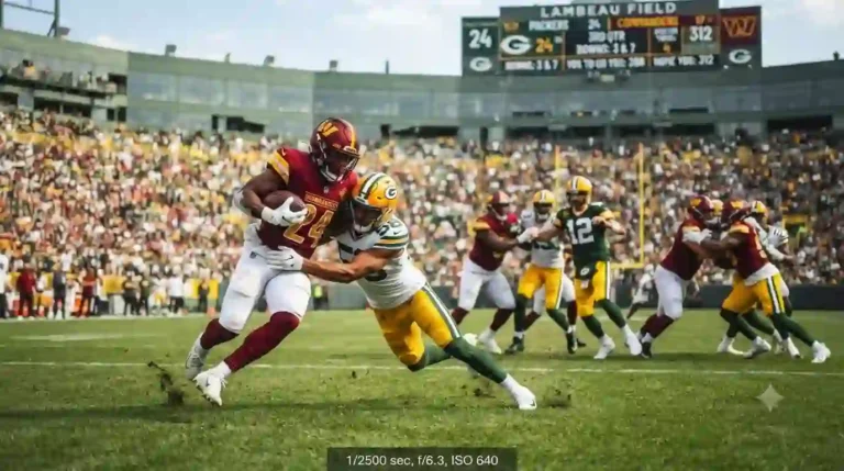 washington commanders vs green bay packers match player stats