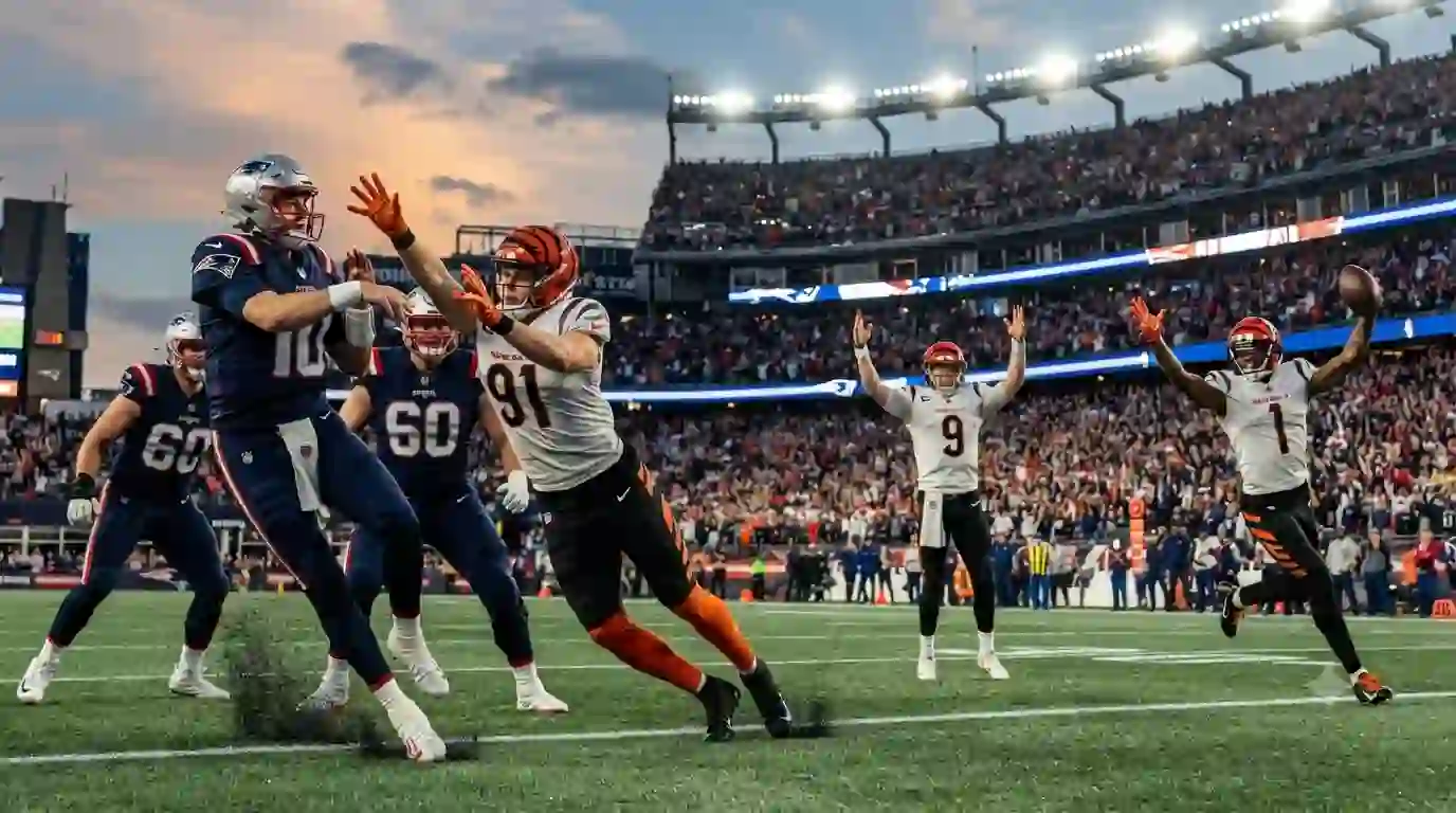 New England Patriots vs Bengals Match Player Stats
